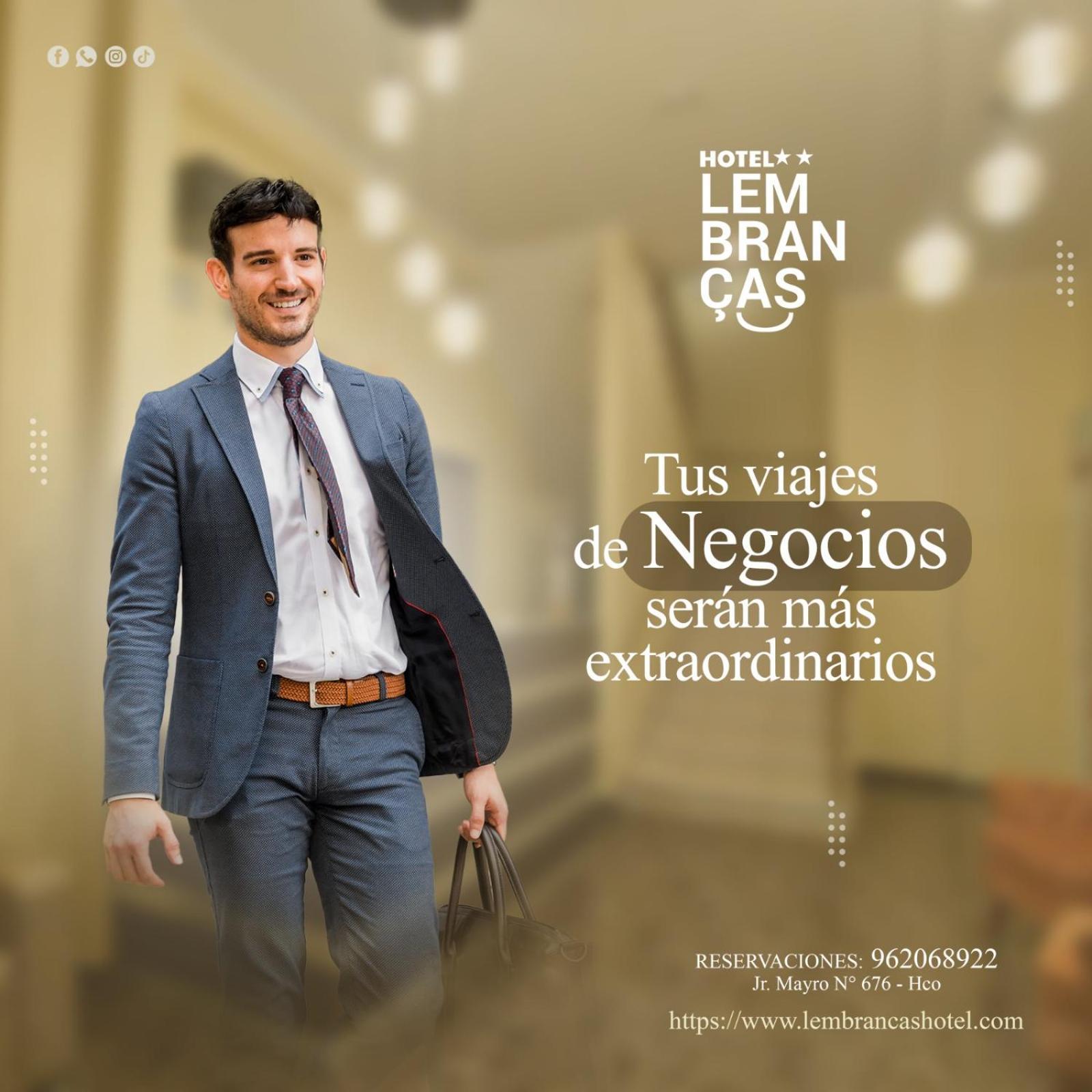 Lembrancas Hotel 瓦努科 外观 照片